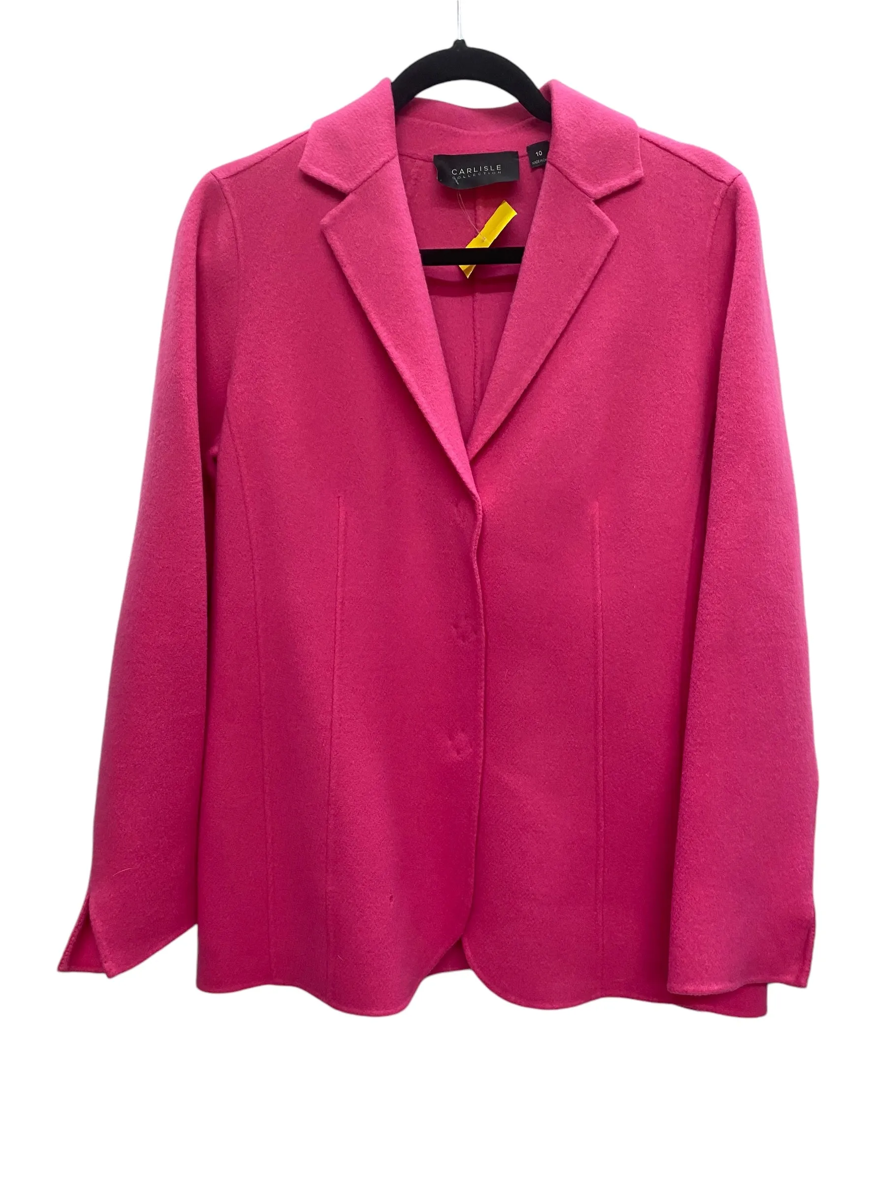 Blazer By Carlisle In Pink, Size: M
